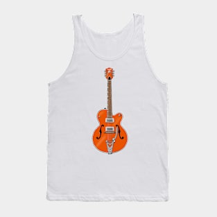 Solo Orange Guitar Tank Top